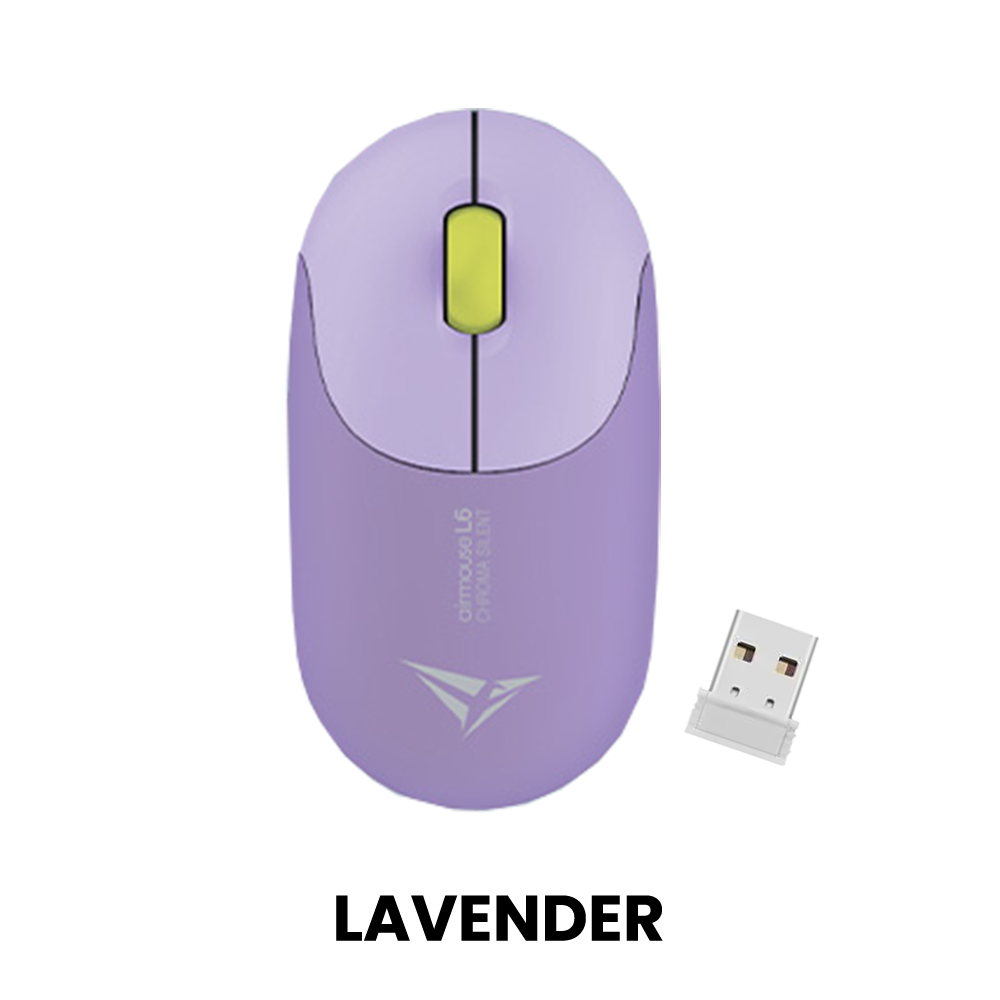 Alcatroz Airmouse L6 Chroma Silent - Seafoam/Cloud/Sprint/Lavender/Soda - Image 3