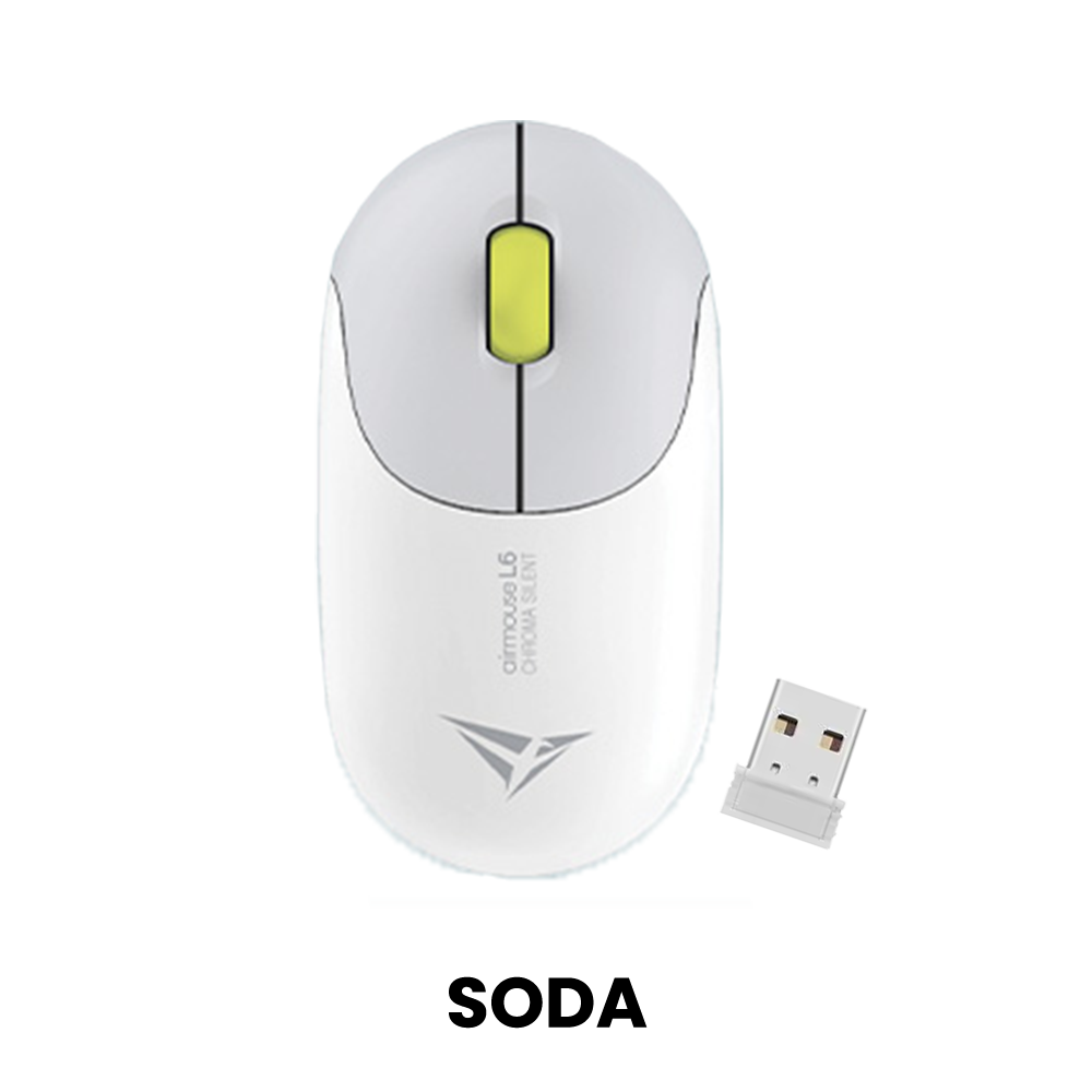 Alcatroz Airmouse L6 Chroma Silent - Seafoam/Cloud/Sprint/Lavender/Soda - Image 5