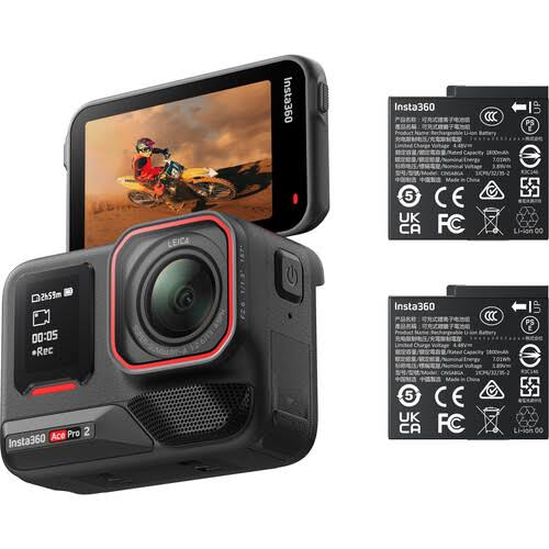 Insta360 Ace Pro 2 Dual Battery Xplorer Bundle – Slate Grey