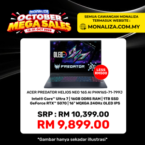 Acer Predator Helios Neo 16S AI PHN16S-71-799J Gaming Laptop