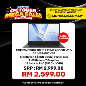 ASUS Vivobook Go 15 – Ryzen 5 / 8GB RAM / 512GB SSD – Mixed Black / Cool Silver / Green Grey