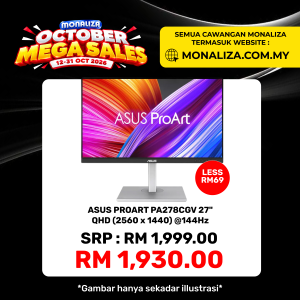ASUS ProArt PA278CGV 27" QHD Professional Monitor